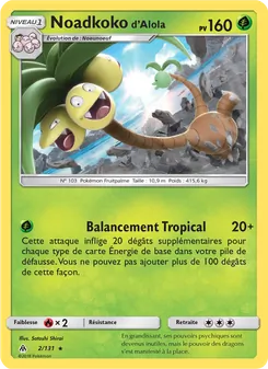 Noadkoko d’Alola, Lumière Interdite 2