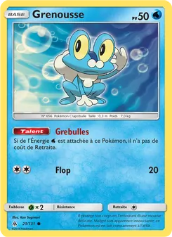 Grenousse, Lumière Interdite 21