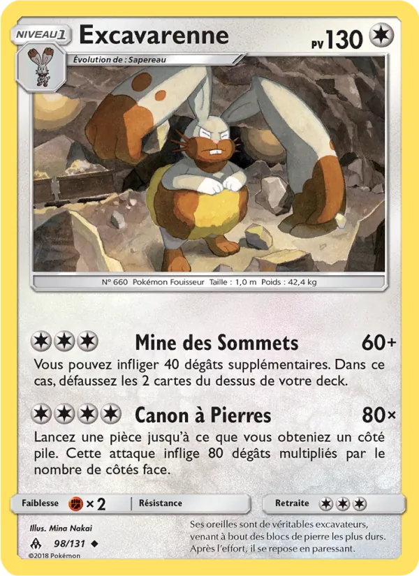 Excavarenne, Lumière Interdite 98