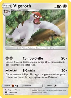 Vigoroth, Tempête Céleste 114