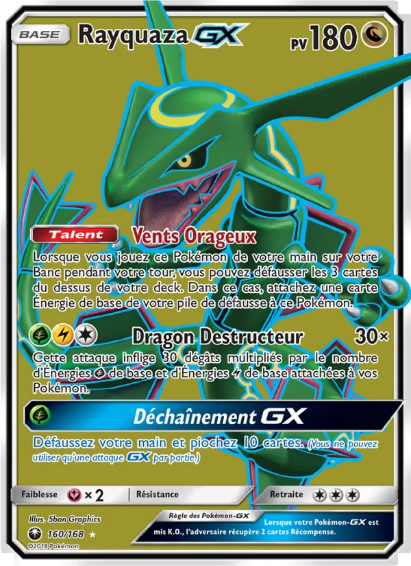 Rayquaza GX, Tempête Céleste 160