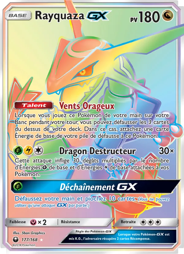Rayquaza GX, Tempête Céleste 177