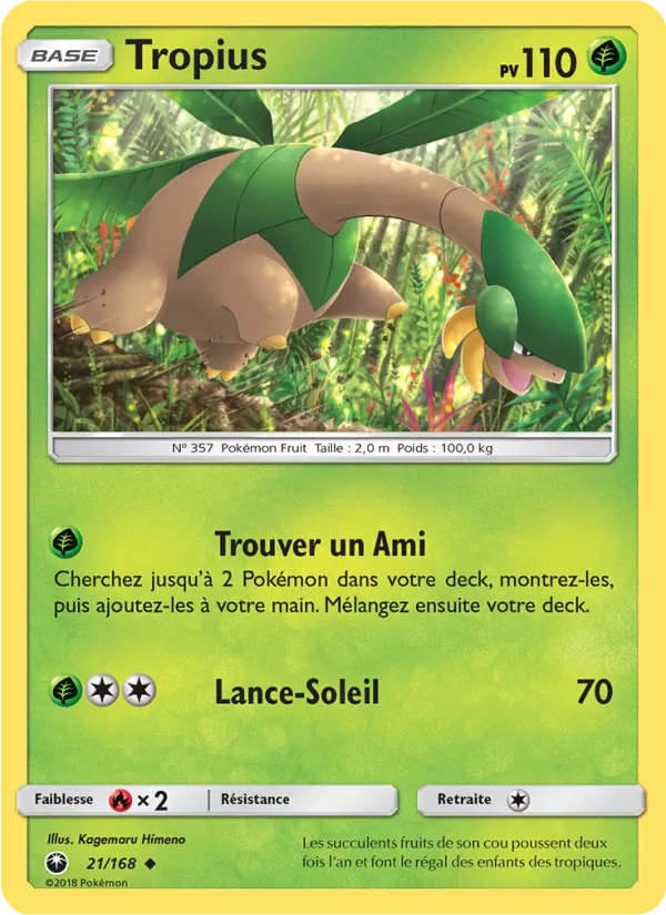 Tropius, Tempête Céleste 21