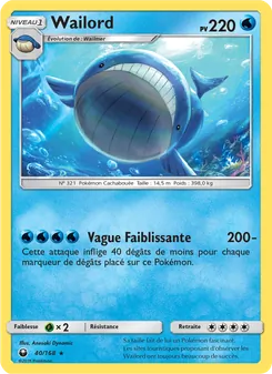 Wailord, Tempête Céleste 40