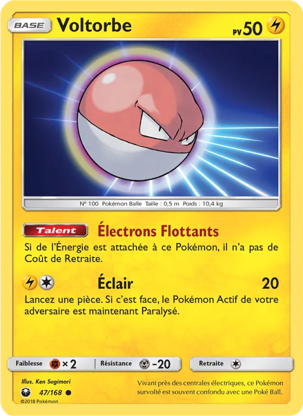 Voltorbe, Tempête Céleste 47