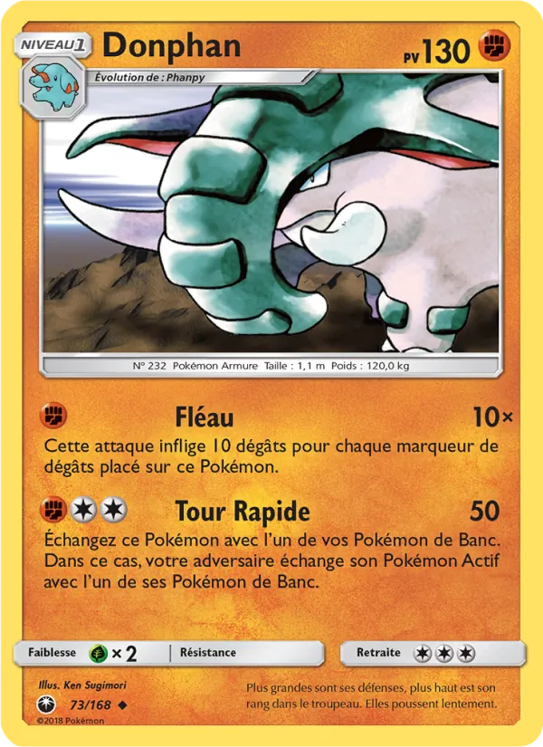 Donphan, Tempête Céleste 73
