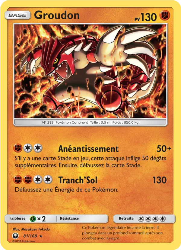 Groudon, Tempête Céleste 81