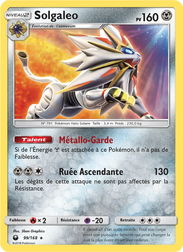 Solgaleo, Tempête Céleste 99
