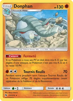 Donphan, Tonnerre Perdu 112