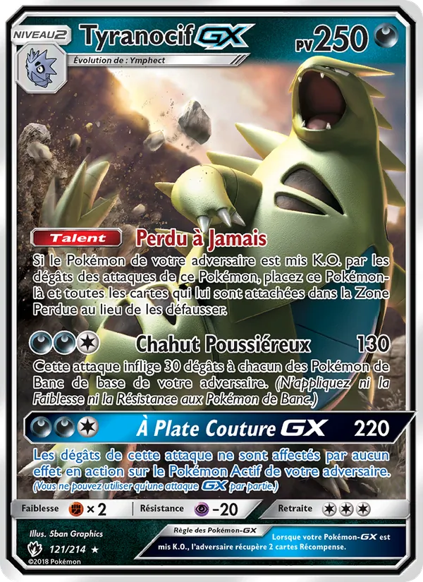 Tyranocif GX, Tonnerre Perdu 121