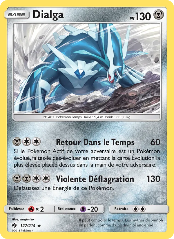 Dialga, Tonnerre Perdu 127
