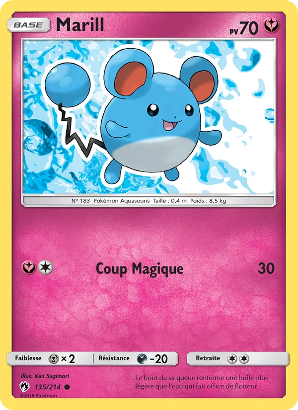 Marill, Tonnerre Perdu 135