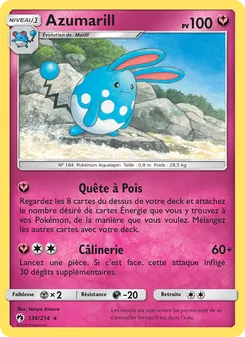 Azumarill, Tonnerre Perdu 136