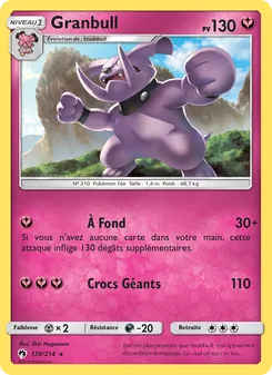 Granbull, Tonnerre Perdu 138