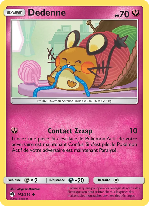Dedenne, Tonnerre Perdu 142