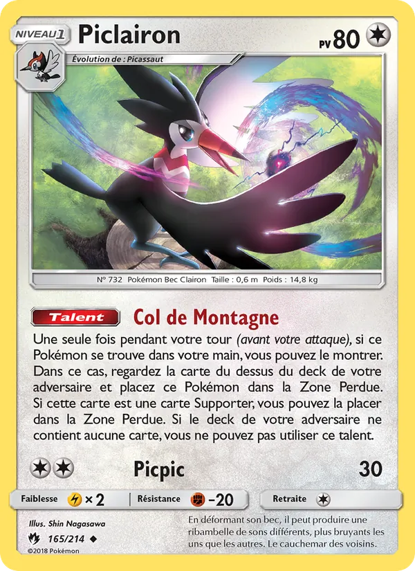 Piclairon, Tonnerre Perdu 165