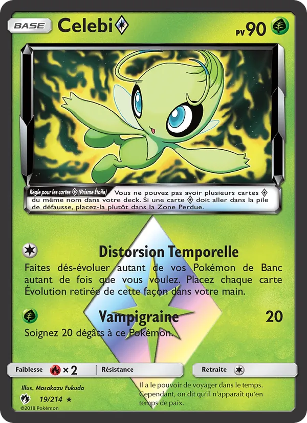 Celebi ◇, Tonnerre Perdu 19