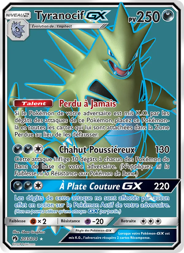 Tyranocif GX, Tonnerre Perdu 203
