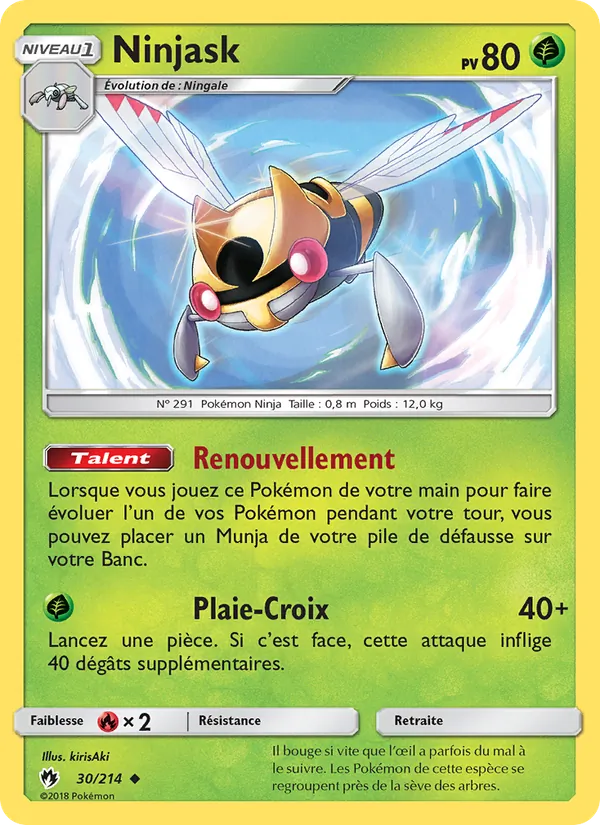 Ninjask, Tonnerre Perdu 30