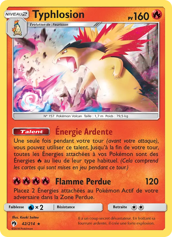 Typhlosion, Tonnerre Perdu 42