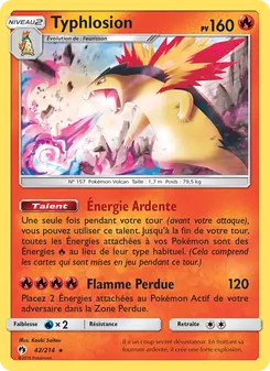 Typhlosion, Tonnerre Perdu 42