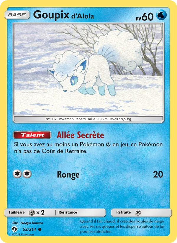 Goupix d’Alola, Tonnerre Perdu 53