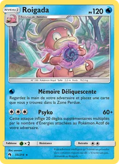 Roigada, Tonnerre Perdu 55