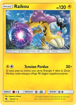 Raikou, Tonnerre Perdu 79