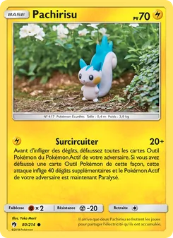 Pachirisu, Tonnerre Perdu 80