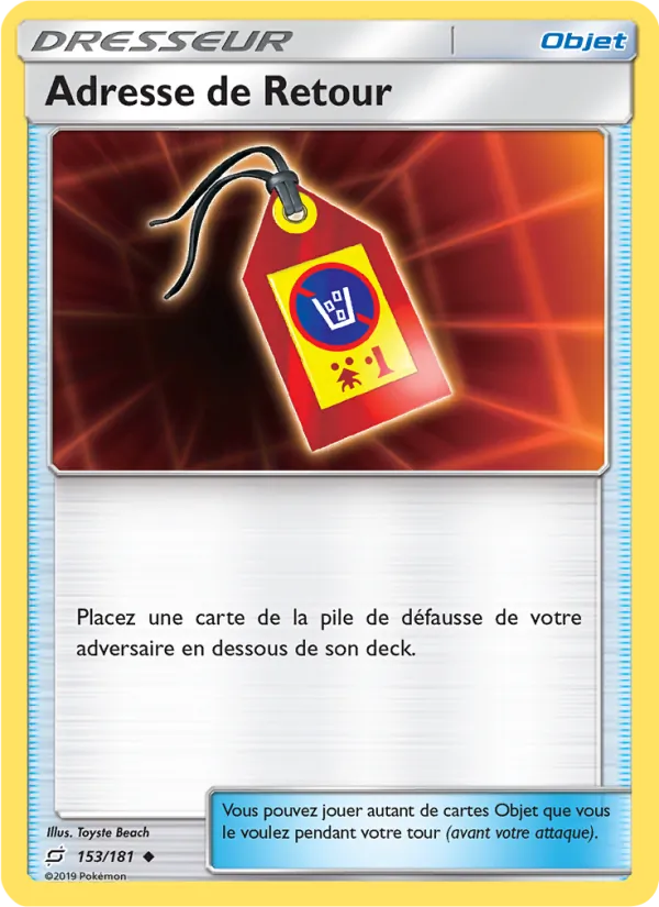 Adresse de Retour, Duo de Choc 153