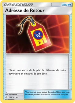 Adresse de Retour, Duo de Choc 153