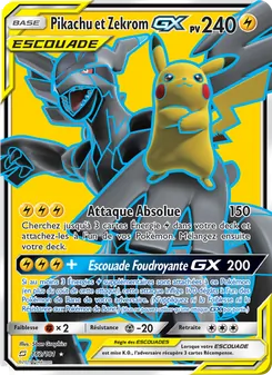 Pikachu et Zekrom GX, Duo de Choc 162