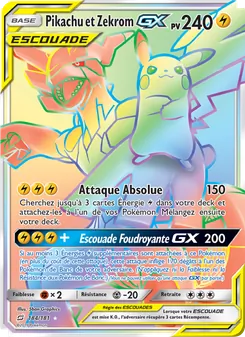 Pikachu et Zekrom GX, Duo de Choc 184