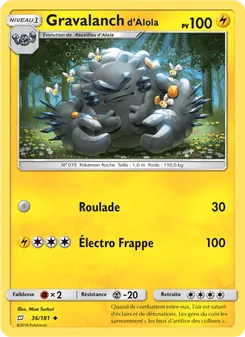 Gravalanch d’Alola, Duo de Choc 36