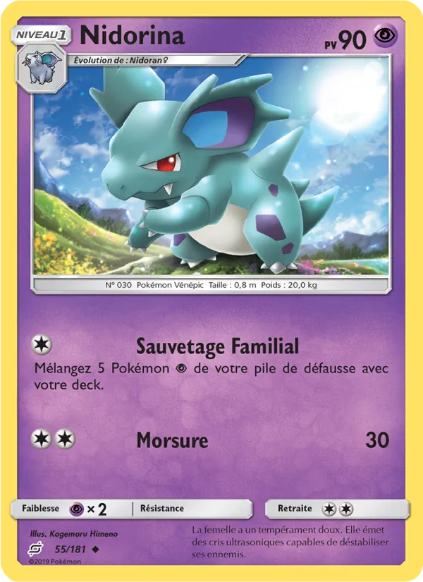 Nidorina, Duo de Choc 55