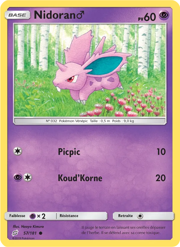 Nidoran♂, Duo de Choc 57