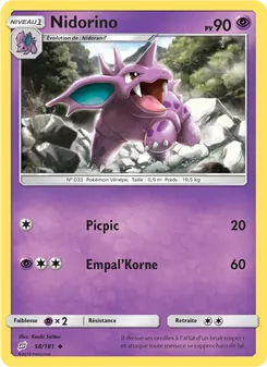 Nidorino, Duo de Choc 58