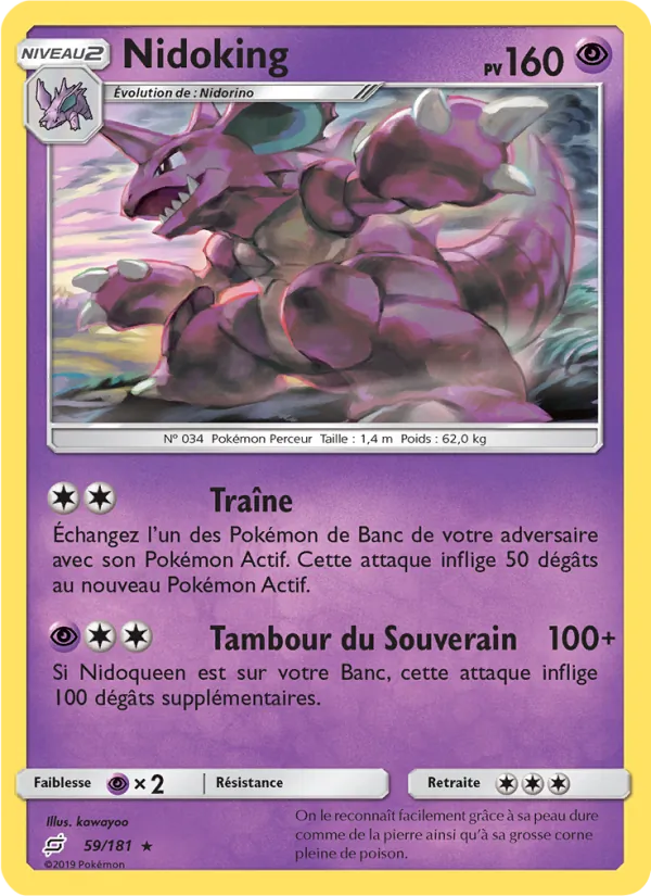 Nidoking, Duo de Choc 59