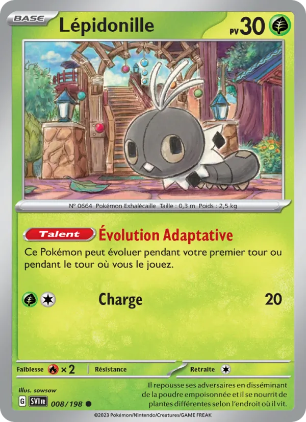 Lépidonille, Écarlate et Violet 008