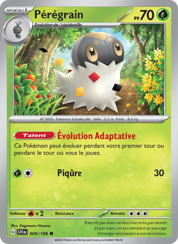 Pérégrain, Écarlate et Violet 009