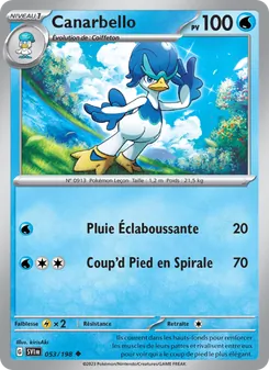 Canarbello, Écarlate et Violet 053