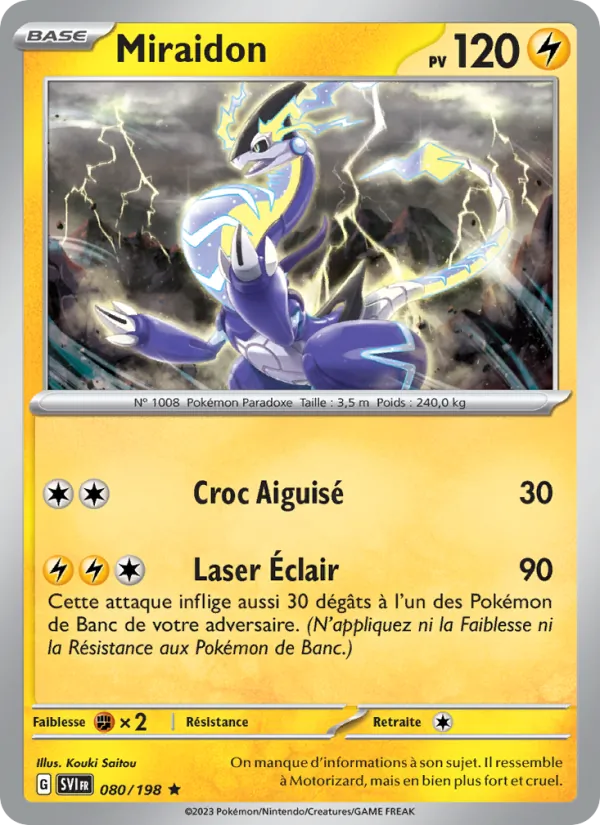 Miraidon, Écarlate et Violet 080