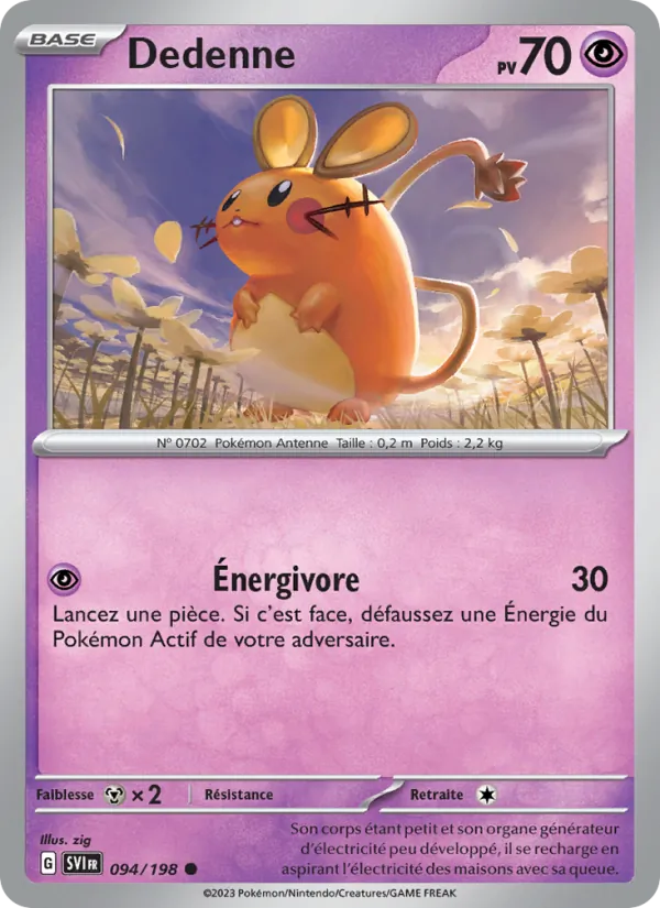 Dedenne, Écarlate et Violet 094