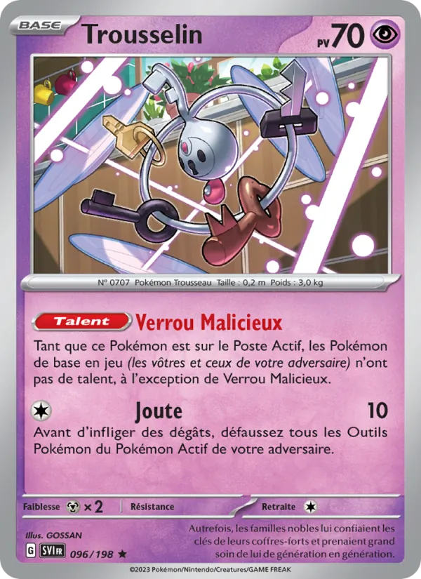 Trousselin, Écarlate et Violet 096