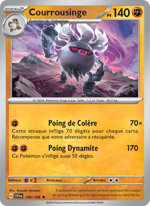 Courrousinge, Écarlate et Violet 109