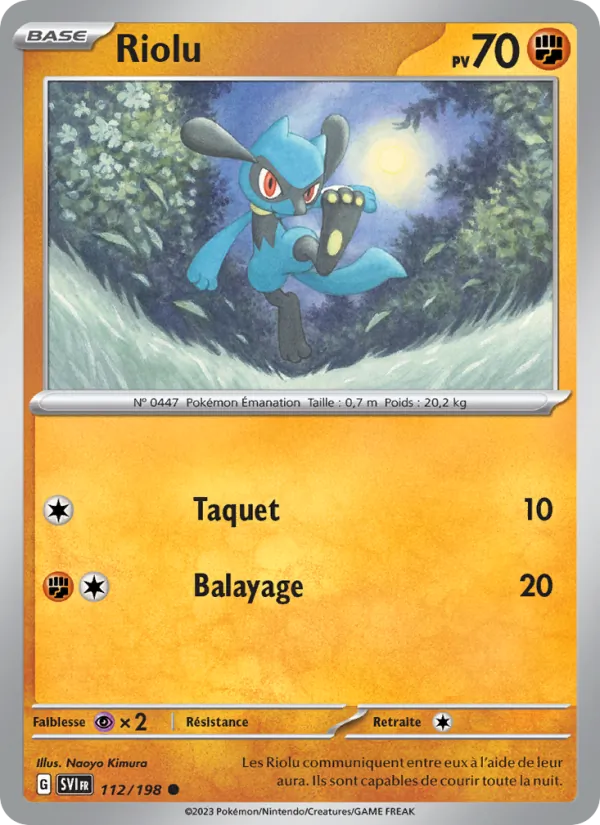 Riolu, Écarlate et Violet 112