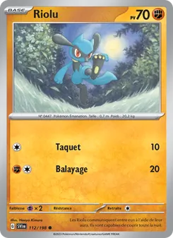 Riolu, Écarlate et Violet 112