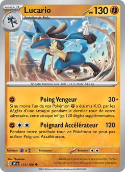 Lucario, Écarlate et Violet 114