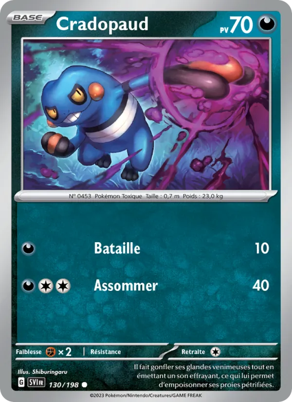 Cradopaud, Écarlate et Violet 130