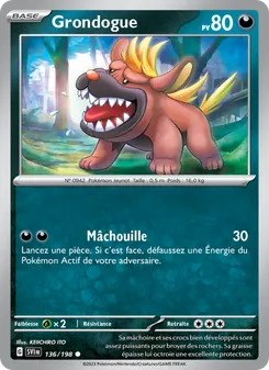 Grondogue, Écarlate et Violet 136